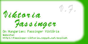 viktoria fassinger business card